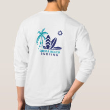 Cocoa Beach Florida Surfing T - Shirt