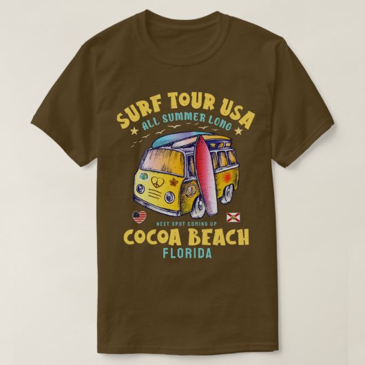 Cocoa Beach Florida T-Shirt (Design vorne)