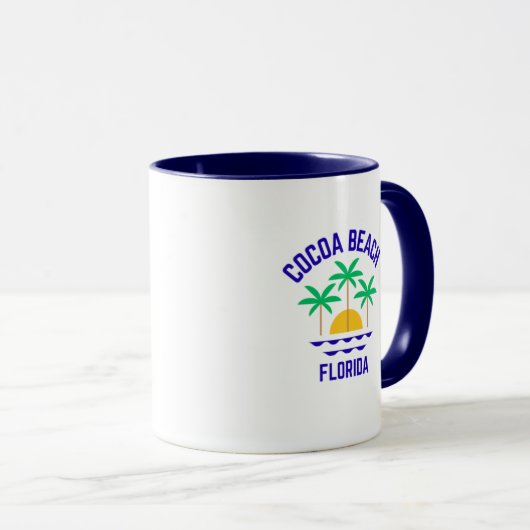 Cocoa Beach Florida Tasse (VorderseiteRechts)