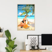 Cocoa Beach Florida Travel Poster Princess Royal (Heimbüro)