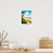 Cocoa Beach Florida Travel Print Poster (Küche)