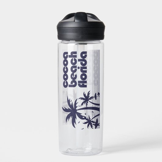 Cocoa Beach Florida Trinkflasche (Vorderseite)