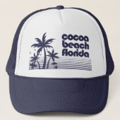Cocoa Beach Florida Truckerkappe (Vorderseite)