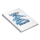 Cocoa Beach Florida Vacation Delphine Notizblock (Rechte Seite)