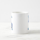 Cocoa Beach Florida Vacation Tribal Stingray Kaffeetasse (Mittel)