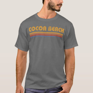 Cocoa Beach Florida Vintag Throwback Urlaub Sou T-Shirt