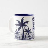 Cocoa Beach Florida Zweifarbige Tasse (Vorderseite Links)