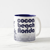 Cocoa Beach Florida Zweifarbige Tasse (VorderseiteRechts)