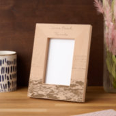 Cocoa Beach Geätzte Rahmen (Linke Ecke)