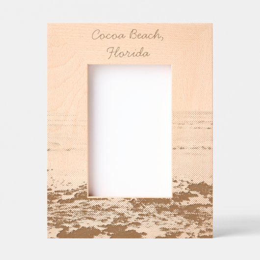 Cocoa Beach Geätzte Rahmen (Vorderseite)