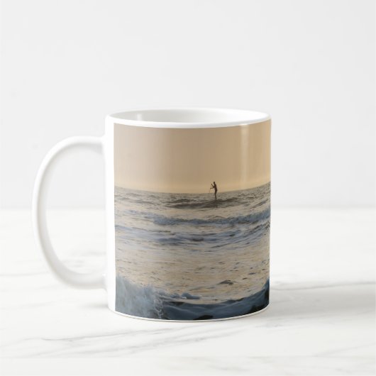 Cocoa Beach Paddleboarding Coffee Tasse (Links)