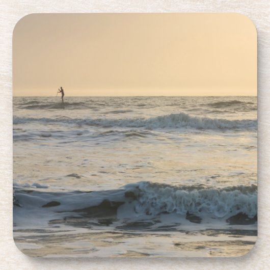 Cocoa Beach Paddleboarding Getränkeuntersetzer (Vorderseite)