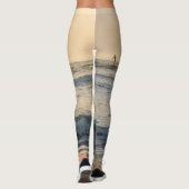 Cocoa Beach Paddleboarding Leggings (Rückseite)