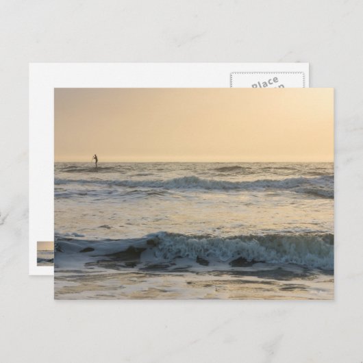 Cocoa Beach Paddleboarding Postkarte (Vorne/Hinten)