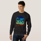 Cocoa Beach Retro Vintages Sunset Beach Design Sweatshirt (Vorne ganz)