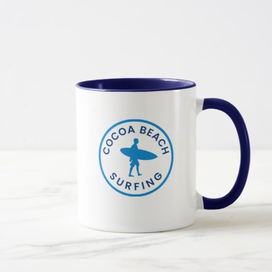 Cocoa Beach Surfen Kaffeetasse (Rechts)
