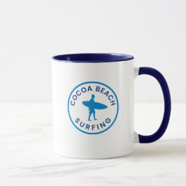 Cocoa Beach Surfing Coffee Mug Tasse