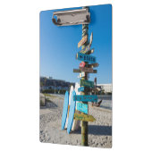 Cocoa Beach Tiki Totem Klemmbrett (Links)