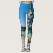 Cocoa Beach Tiki Totem Leggings (Vorderseite)