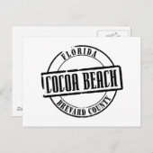 Cocoa Beach Titel Postkarte (Vorne/Hinten)