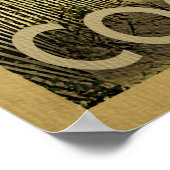 Cocoa Beach Vintage Reisen Poster (Ecke)