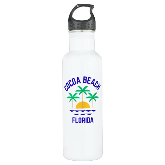 Cocoa Beach Water Bottle Edelstahlflasche (Vorderseite)