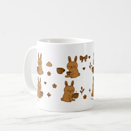 Cocoa Bunny Dreams Mug Kaffeetasse (Vorderseite Links)