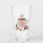 Cocoa, Cookies & Calm – Pastel Christmas CoT-Shirt Glas (Vorderseite)