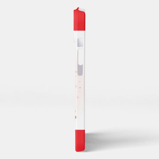 Cocoa, Cookies & Calm – Pastel Christmas CoT-Shirt iPhone Hülle (Linke Seite)