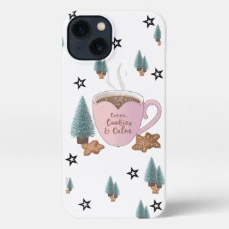 Cocoa, Cookies & Calm – Pastel Christmas CoT-Shirt iPhone 13 Hülle