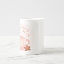 Cocoa, Cookies & Calm – Pastel Christmas CoT-Shirt Porzellantasse