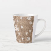 Cocoa Cream Snowflakes Christmas Milchtasse (Rechts)