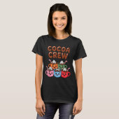 Cocoa Crew Cute Christmas Hot Chocolate Matching P T-Shirt (Vorne ganz)