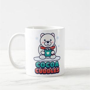 Cocoa Cuddles Arktischer Bär mit einer Tasse Kakao