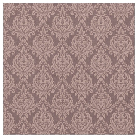 Cocoa Damask Stoff (Nahaufnahme)
