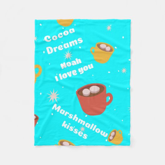 Cocoa Dreams Pillow Fleecedecke (Vorderseite)