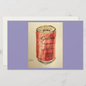 Cocoa Flat Notecard Briefpapier (Vorne/Hinten)