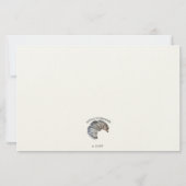 Cocoa Flat Notecard Briefpapier (Rückseite)