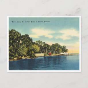 Cocoa, Florida Indian River Vintage Postkarte