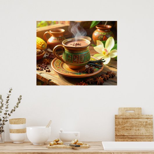 COCOA - HOT CHOCOLATE POSTER (Küche)