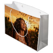 COCOA - IVORY COAST GROßE GESCHENKTÜTE (Rückseite Schrägansicht)