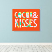 Cocoa & Kisses Leinwanddruck (Insitu (Holzboden))
