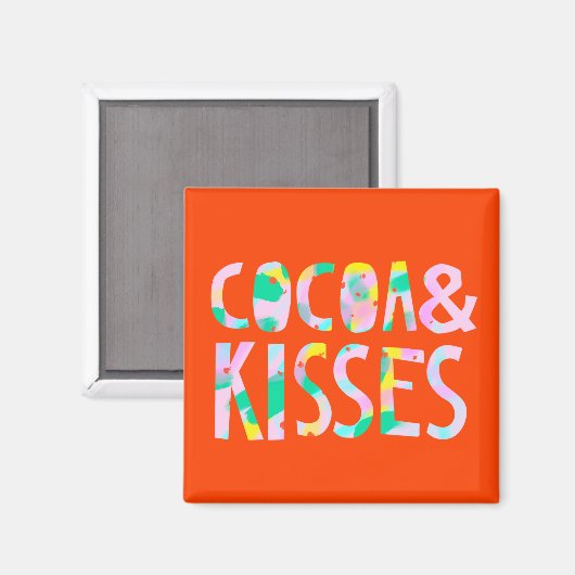 Cocoa & Kisses Magnet (Vorderseite/Rückseite)