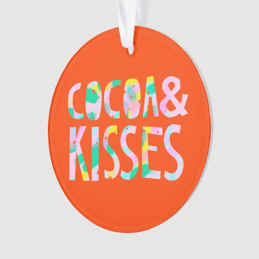 Cocoa & Kisses Ornament (Vorderseite)