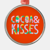 Cocoa & Kisses Ornament Aus Metall (Vorne)