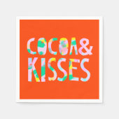 Cocoa & Kisses Serviette (Vorderseite)