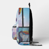 COCOA LIEBE - TUKAN BEDRUCKTER RUCKSACK (Rechts)