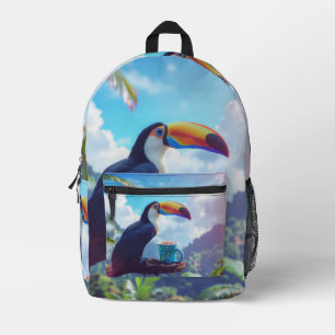 COCOA LIEBE - TUKAN BEDRUCKTER RUCKSACK