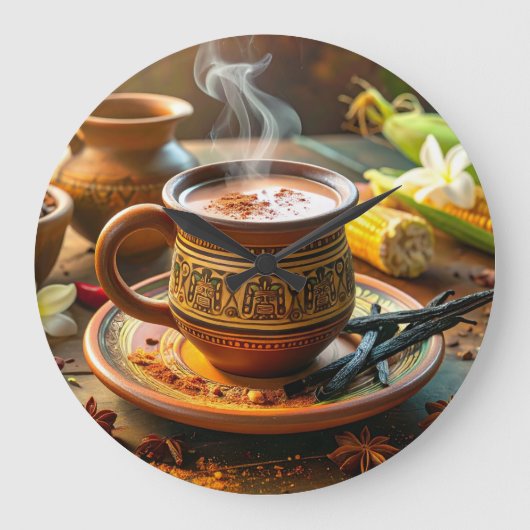 COCOA - LOVE FROM LATIN AMERICA GROßE WANDUHR (Vorderseite)
