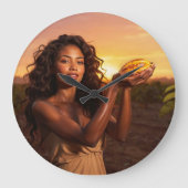 COCOA MAGIC GROßE WANDUHR (Vorderseite)